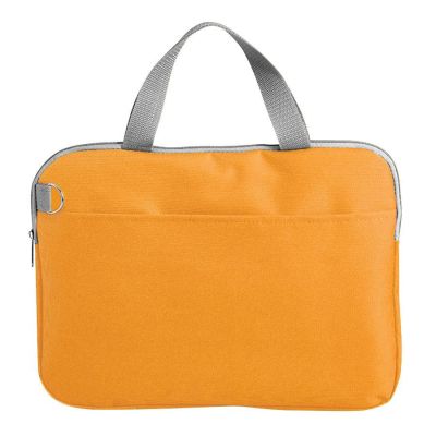 HG1701511366 Конференц-сумка "Тодес-2" отделением для ноутбука, оранжевый, 40*30*2,5 см; полиэстер 600D; шелкогр