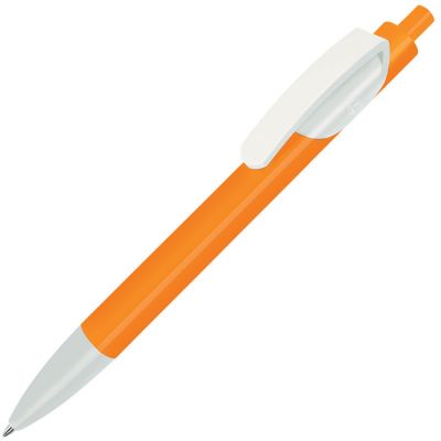HG8B-ORG13 Lecce Pen TRIS. TRIS, ручка шариковая, оранжевый/белый, пластик
