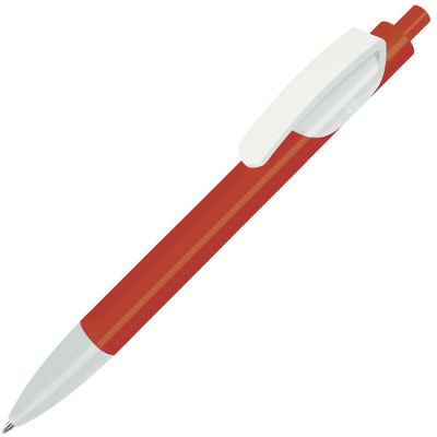 HG8B-RED74 Lecce Pen TRIS. TRIS, ручка шариковая, красный/белый, пластик
