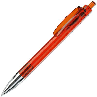HG8B-ORG16 Lecce Pen TRIS. TRIS CHROME LX, ручка шариковая, прозрачный оранжевый/хром, пластик