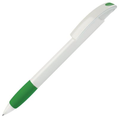 HG8B-GRN79 Lecce Pen NOVE. NOVE, ручка шариковая с грипом, зеленый/белый, пластик