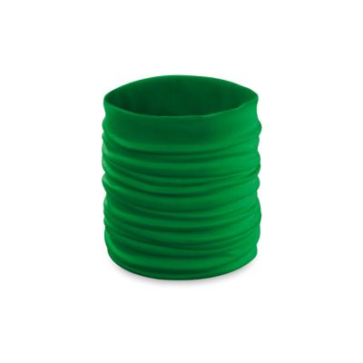 HG17015154 Шарф "Happy Tube", универсальный размер, зеленый, полиэстер, 35 г
