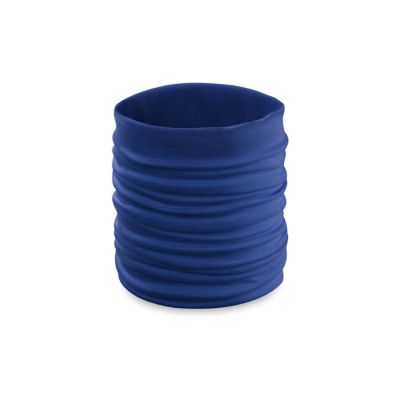 HG17015155 Шарф "Happy Tube", универсальный размер, синий, полиэстер, 35 г