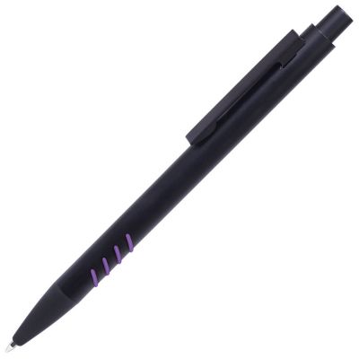 HG1701511400 B1. TATTOO, ручка шариковая, черный с фиолетовыми вставками grip, металл