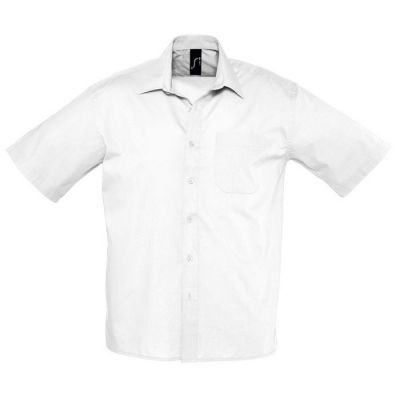 HG170151868 Sol&#39;s. Рубашка"Bristol", белый_XL,  полиэстер,  хлопок, 105г/м2