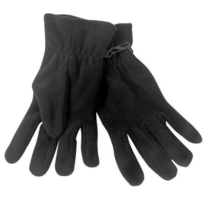 HG15092592 Перчатки "Monti", женский размер, черный, флис, 200 гр/м2