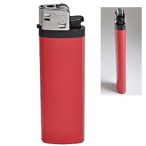 HG15092217 Зажигалка кремневая ISKRA, красная, 8,18х2,53х1,05 см, пластик/тампопечать
