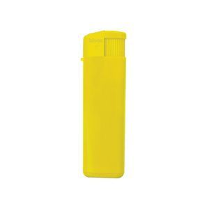 HG15092222 Зажигалка пьезо ISKRA, желтая, 8,24х2,52х1,17 см, пластик/тампопечать