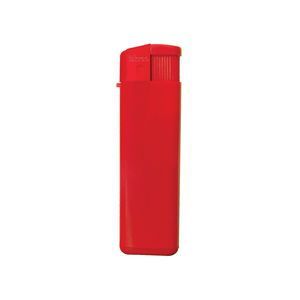 HG15092223 Зажигалка пьезо ISKRA, красная, 8,24х2,52х1,17 см, пластик/тампопечать