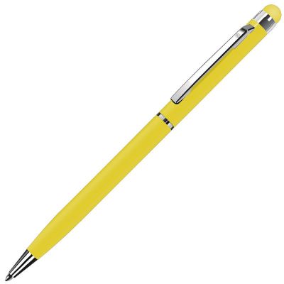 HG3B-YEL7 B1 Business. TOUCHWRITER, ручка шариковая со стилусом для сенсорных экранов, желтый/хром, металл
