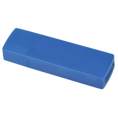 HG10U-BLU14 Rusgifts. USB flash-карта "Twist" (8Гб),синяя, 6х1,7х1см,пластик