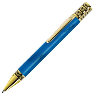 HG3B-BLU23 B1 Premium. GRAND, ручка шариковая, синий/золотистый, металл