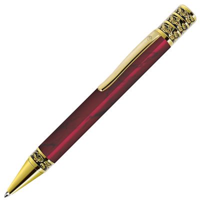 HG3B-RED18 B1 Premium. GRAND, ручка шариковая, красный/золотистый, металл