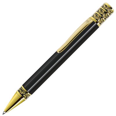 HG3B-BLK17 B1 Premium. GRAND, ручка шариковая, черный/золотистый, металл