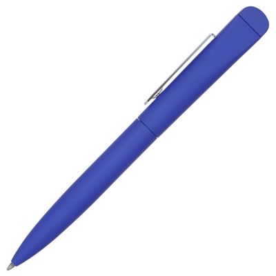 HG1509761 Rusgifts. IQ, ручка с флешкой, 4 GB, синий/хром, металл