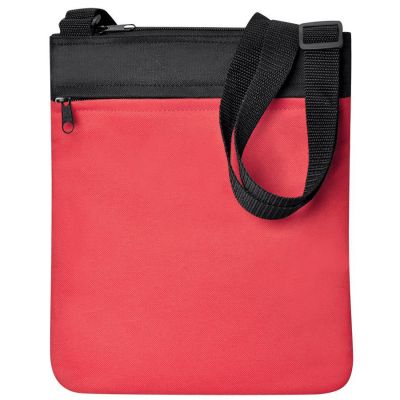 HG15092559 Промо сумка на плечо "Simple"; красный; 23х28 см; полиэстер; шелкография