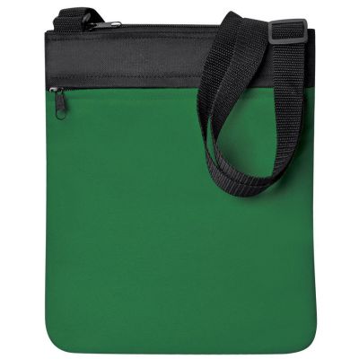 HG15092562 Промо сумка на плечо "Simple"; зеленый; 23х28 см; полиэстер; шелкография