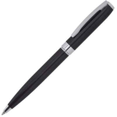 HG1701511367 B1. ROYALTY, ручка шариковая, черный/серебро, металл, лаковое покрытие