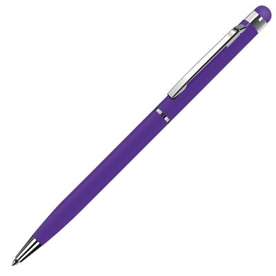 HG1509655 B1. TOUCHWRITER, ручка шариковая со стилусом для сенсорных экранов, фиолетовый/хром, металл