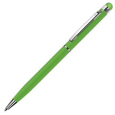 HG1509656 B1. TOUCHWRITER, ручка шариковая со стилусом для сенсорных экранов, зеленое яблоко/хром, металл