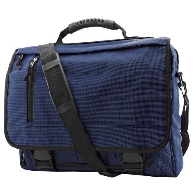 HG15092199 Конференц-сумка с отделением для ноутбука "Portfolio"; синий; 39,5х30х7 см; полиэстер; шелкография