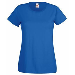 HG1509299 Fruit of the Loom. Футболка "Lady-Fit Valueweight T", синий_M, 100% хлопок, 165 г/м2