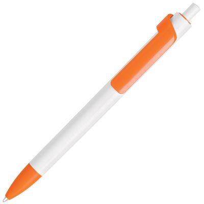 HG1701511295 Lecce Pen. FORTE, ручка шариковая, белый/оранжевый, пластик