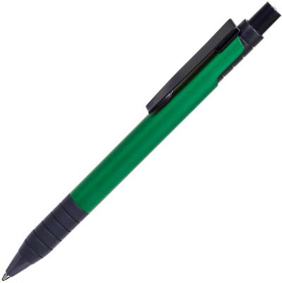 HG17015160 B1. TOWER, ручка шариковая с грипом, зеленый/черный, металл/прорезиненная поверхность