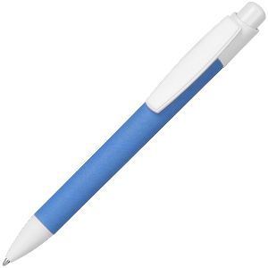 HG3B-LBL7 B1 Green. ECO TOUCH, ручка шариковая, голубой, картон/пластик