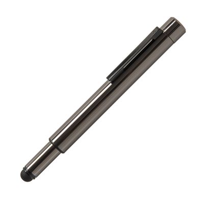 HG184061118 B1. GENIUS, ручка с флешкой, 4 GB, колпачок, стальной цвет, металл