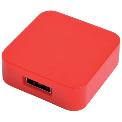 HG10U-RED2 Rusgifts. USB flash-карта "Akor" (8Гб),красная, 4х4х1,3см,пластик
