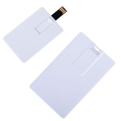 HG10U-WHT4 Rusgifts. USB flash-карта "Card" (8Гб),8,5х5,5х0,1см,пластик