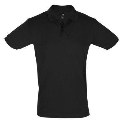 HG1511824 Sol&#39;s. Поло "Perfect Men", черный_2XL, 100% х/б, 180г/м2