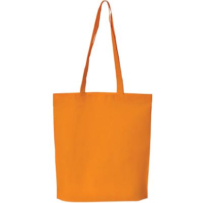 HG1509685 Сумка для покупок "PROMO"; оранжевая; 38 x 41,5 x 8,5 см;  нетканый 80г/м2