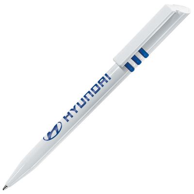 HG8B-BLU14 Lecce Pen GRIFFE. GRIFFE, ручка шариковая, синий/белый, пластик