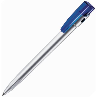 HG8B-BLU17 Lecce Pen KIKI. KIKI SAT, ручка шариковая, синий/серебристый, пластик