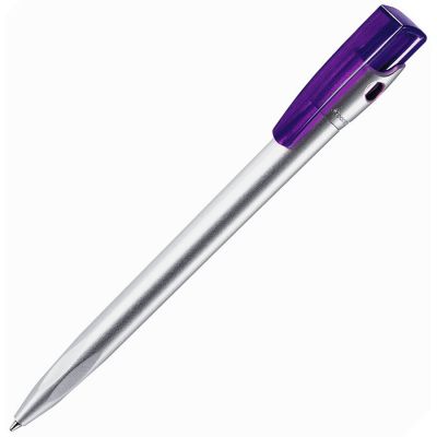 HG8B-VIO4 Lecce Pen KIKI. KIKI SAT, ручка шариковая, сиреневый/серебристый, пластик