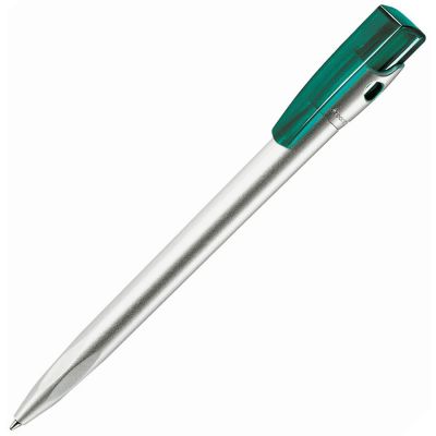 HG8B-GRN16 Lecce Pen KIKI. KIKI SAT, ручка шариковая, зеленый/серебристый, пластик