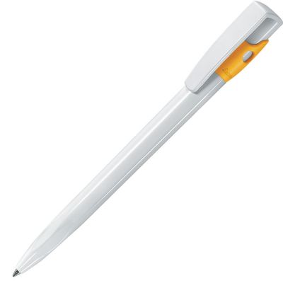 HG8B-YEL8 Lecce Pen KIKI. KIKI, ручка шариковая, желтый/белый, пластик