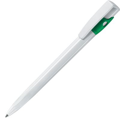 HG8B-GRN17 Lecce Pen KIKI. KIKI, ручка шариковая, зеленый/белый, пластик
