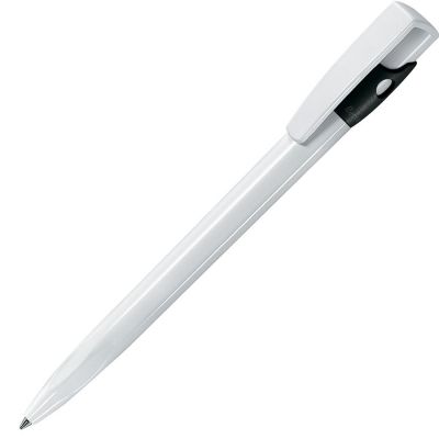 HG8B-BLK17 Lecce Pen KIKI. KIKI, ручка шариковая, черный/белый, пластик