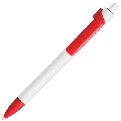 HG1701511296 Lecce Pen. FORTE, ручка шариковая, белый/красный, пластик