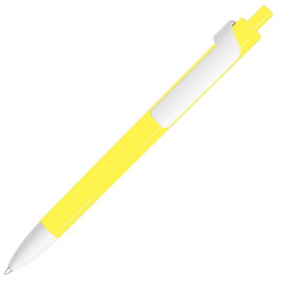 HG1701511301 Lecce Pen. FORTE, ручка шариковая, желтый/белый, пластик