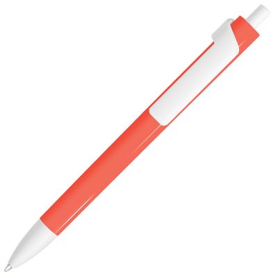 HG1701511323 Lecce Pen. FORTE NEON, ручка шариковая, неоновый красный/белый, пластик