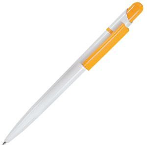 HG8B-YEL12 Lecce Pen MIR. MIR, ручка шариковая, желтый/белый, пластик