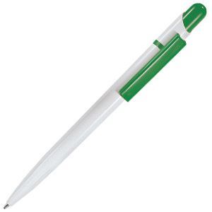 HG8B-GRN22 Lecce Pen MIR. MIR, ручка шариковая, зеленый/белый, пластик