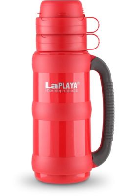 LP1T-RED8 LaPlaya. Термос со стеклянной колбой LaPlaya Traditional 35-100, dark-red