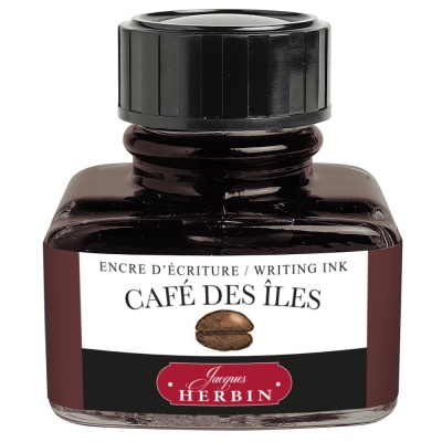 HB23021615 Herbin. Чернила в банке Herbin,  30 мл, Caf&eacute; des iles Светло-коричневый