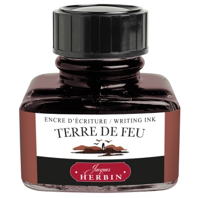 HB23021616 Herbin. Чернила в банке Herbin,  30 мл, Terre de feu Красно-коричневый