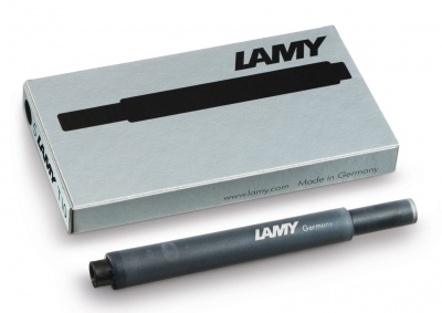 LM10102126 Lamy Комплектующие. Картриджи для перьевой ручки Lamy T10, Черный, 5 шт.